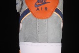 Nike Air Force 1 07 Mid Gray Orange Blue CQ5059-203