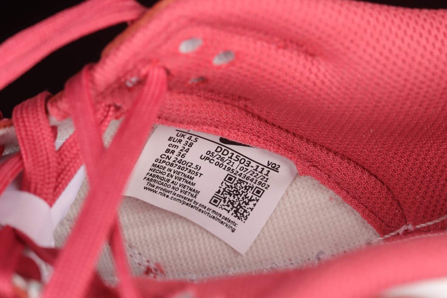 Nike Dunk Low Archeo Pink (W) DD1503-111