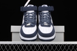 Nike Air Force 1'​07 Mid Navy White Grey Blue Shoes AQ2263-115