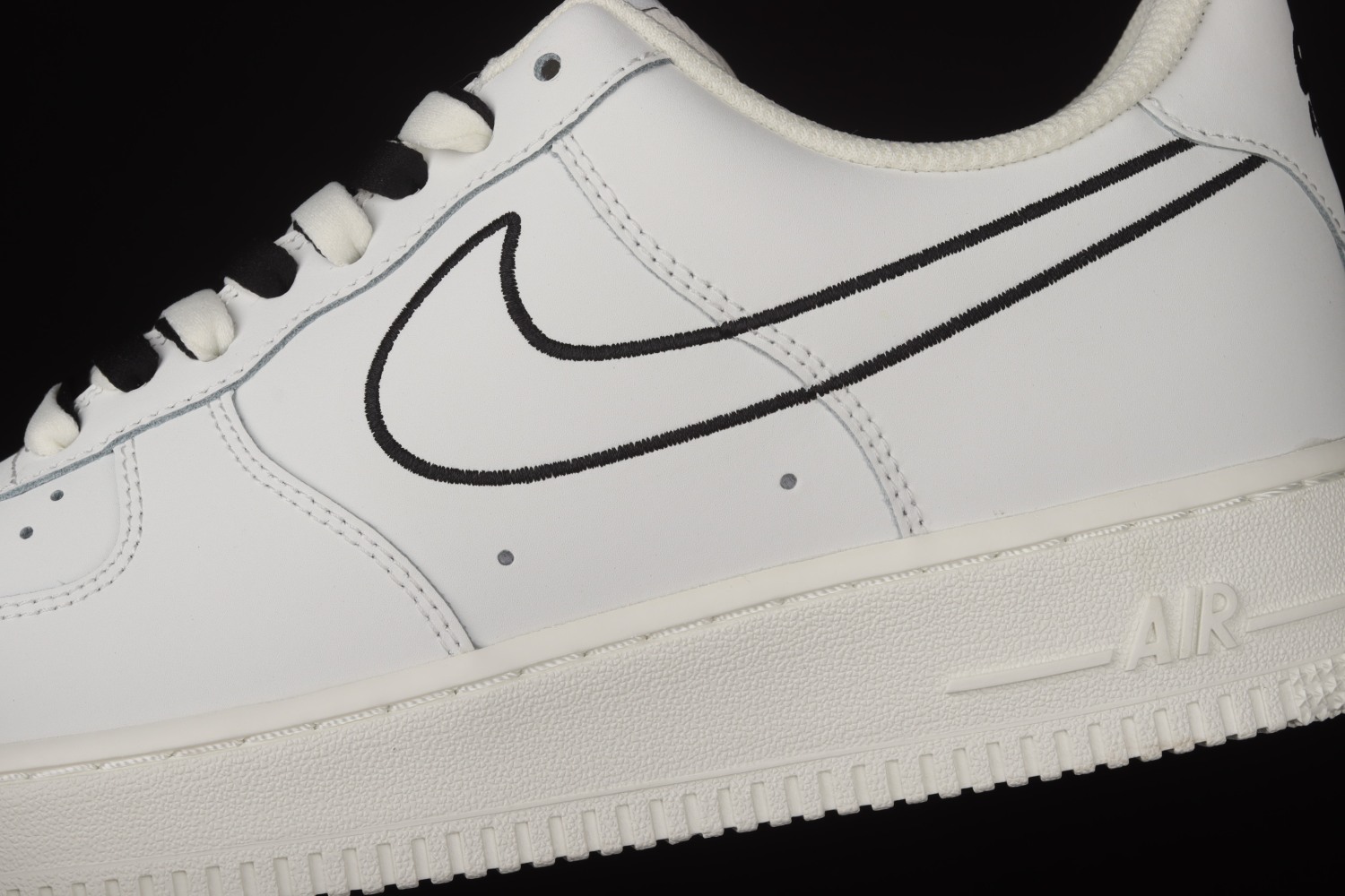 Nike Air Force 1‘07 Low White Black Running Shoes CL6326-158