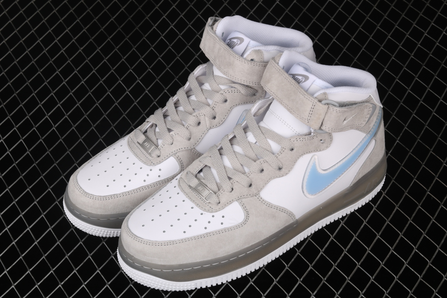 Nike Air Force 1 Mid Grey Blue White BC9925-102