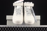 Nike Air Force 1 ’07 Mid White Grey Pen For Sale NU3380-636