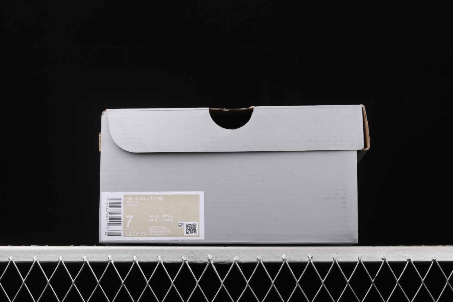Nike Air Force 1 Mid x Reigning Champ Grey Shoes GB1119-198