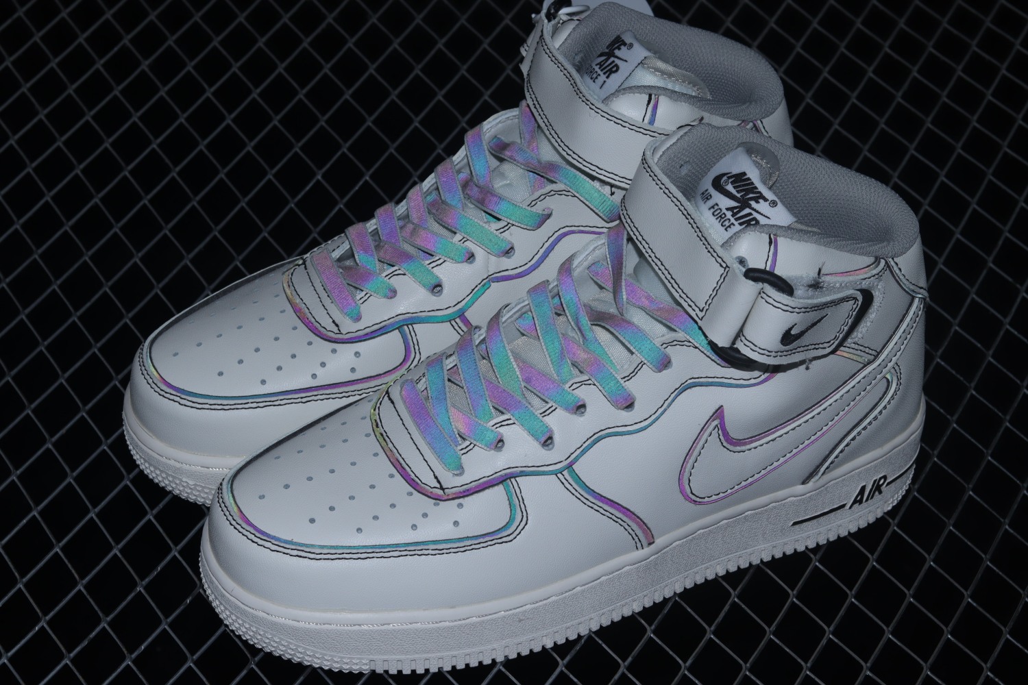 Nike Air Force 1 Mid AF1 Beige/Black AQ2898-008