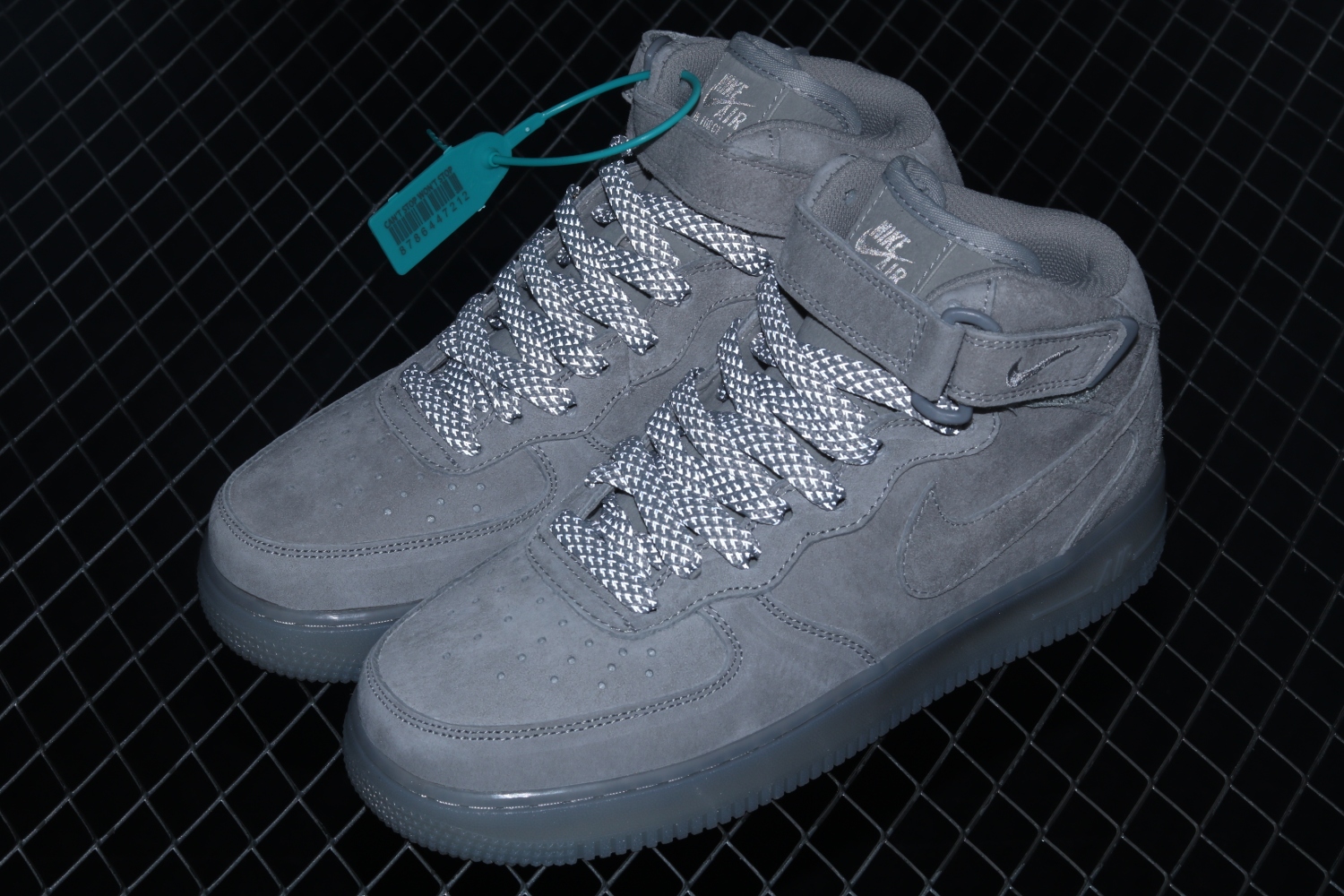 Nike Air Force 1 Mid x Reigning Champ Grey Shoes GB1119-198