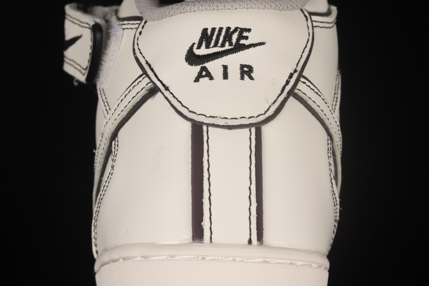 Nike Air Force 1 Mid AF1 Beige/Black AQ2898-008
