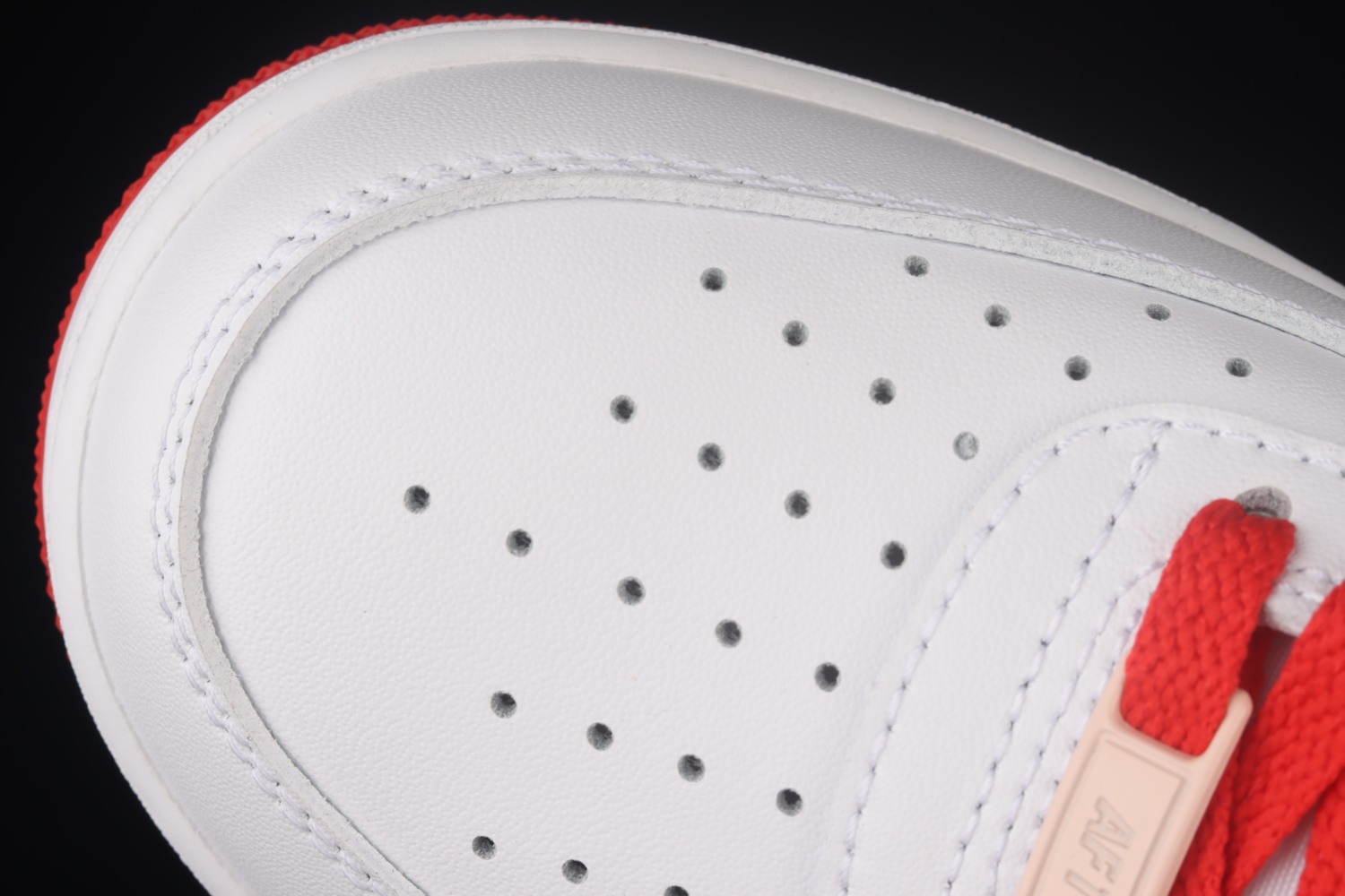 Nike Air Force 1 Mid Retro White Orange University Red CD0884-123