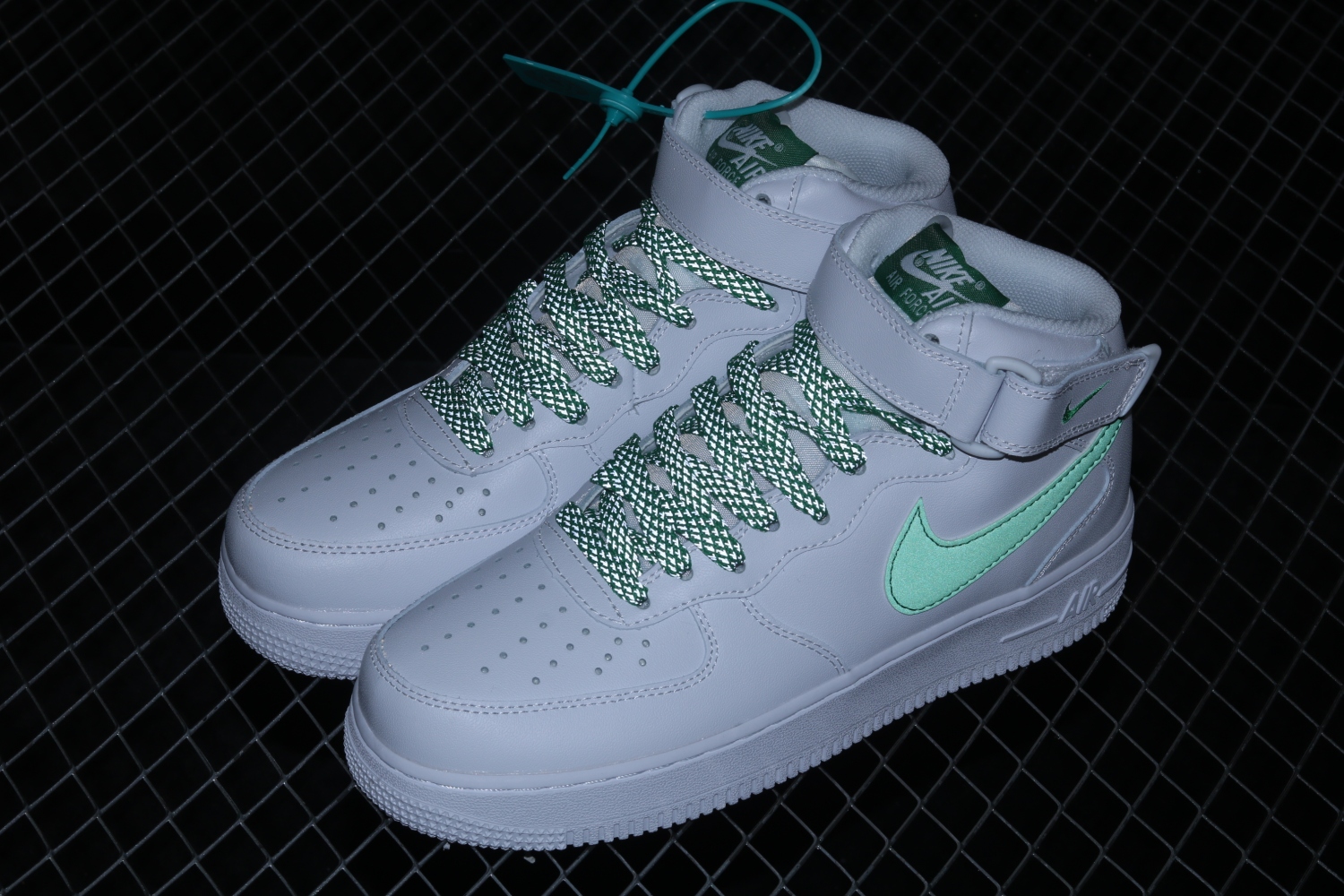 Nike Air Force 1 Mid 07 White Green 366731-909