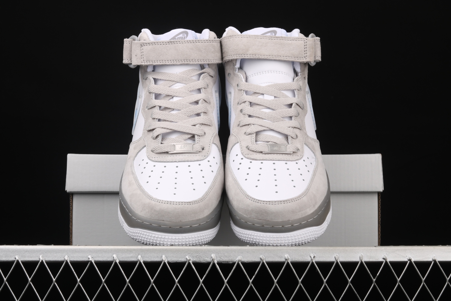 Nike Air Force 1 Mid Grey Blue White BC9925-102