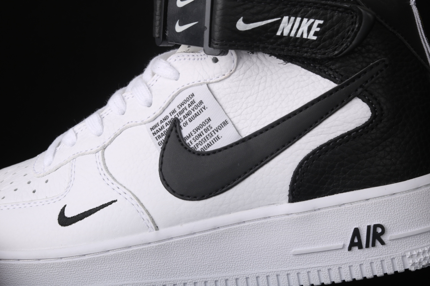 Nike Air Force 1 Mid Utility White Black 804609-103