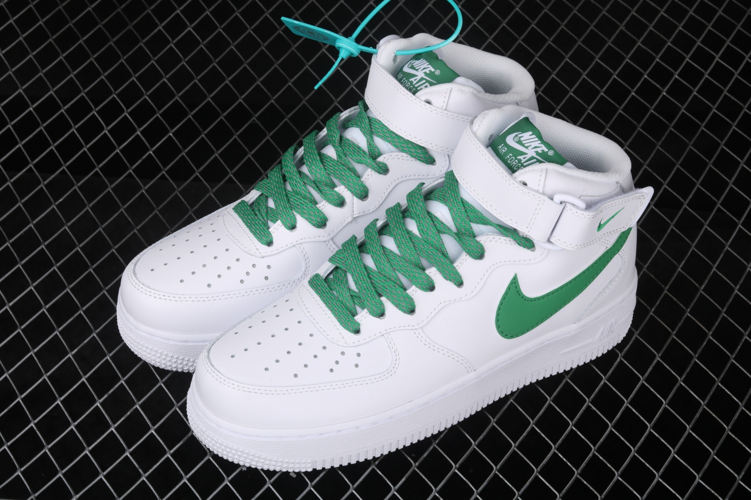 Nike Air Force 1 Mid 07 White Green 366731-909