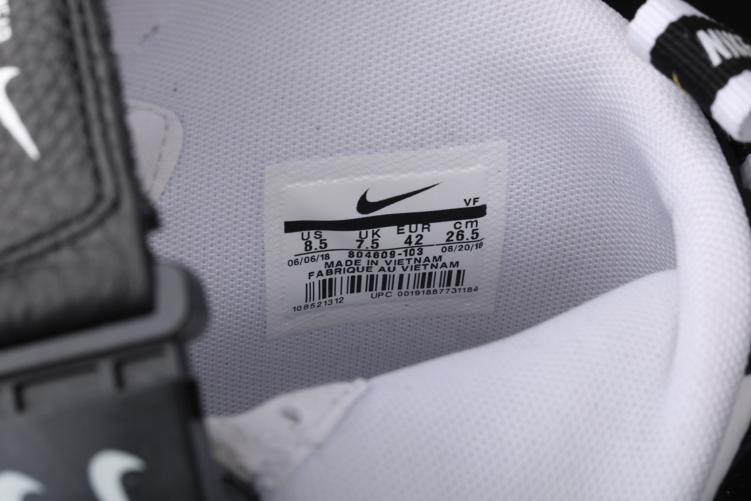 Nike Air Force 1 Mid Utility White Black 804609-103