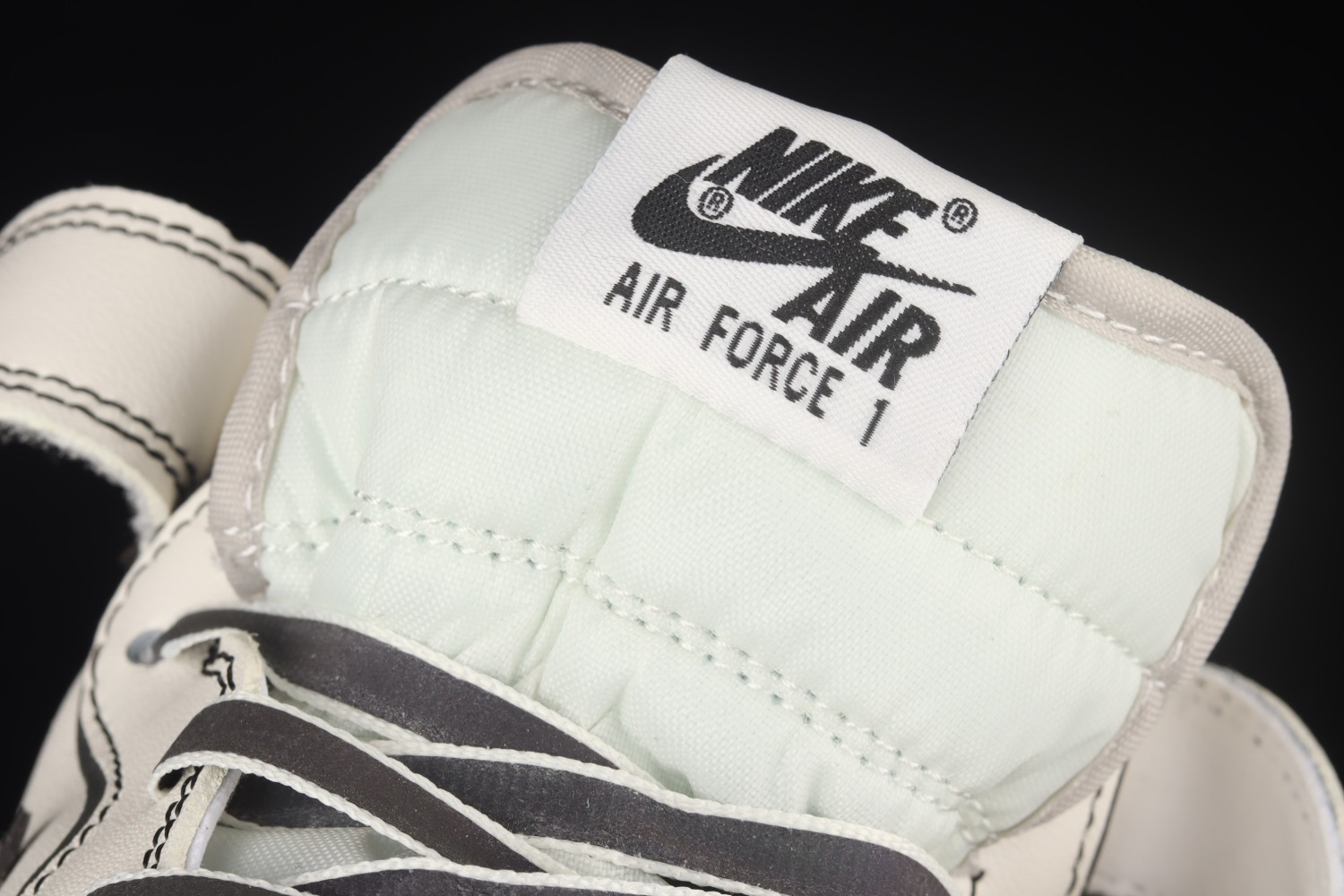 Nike Air Force 1 Mid AF1 Beige/Black AQ2898-008