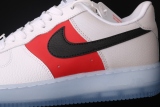 Nike Air Force 1 Low White Red Black (Icy Soles) CT2295-110