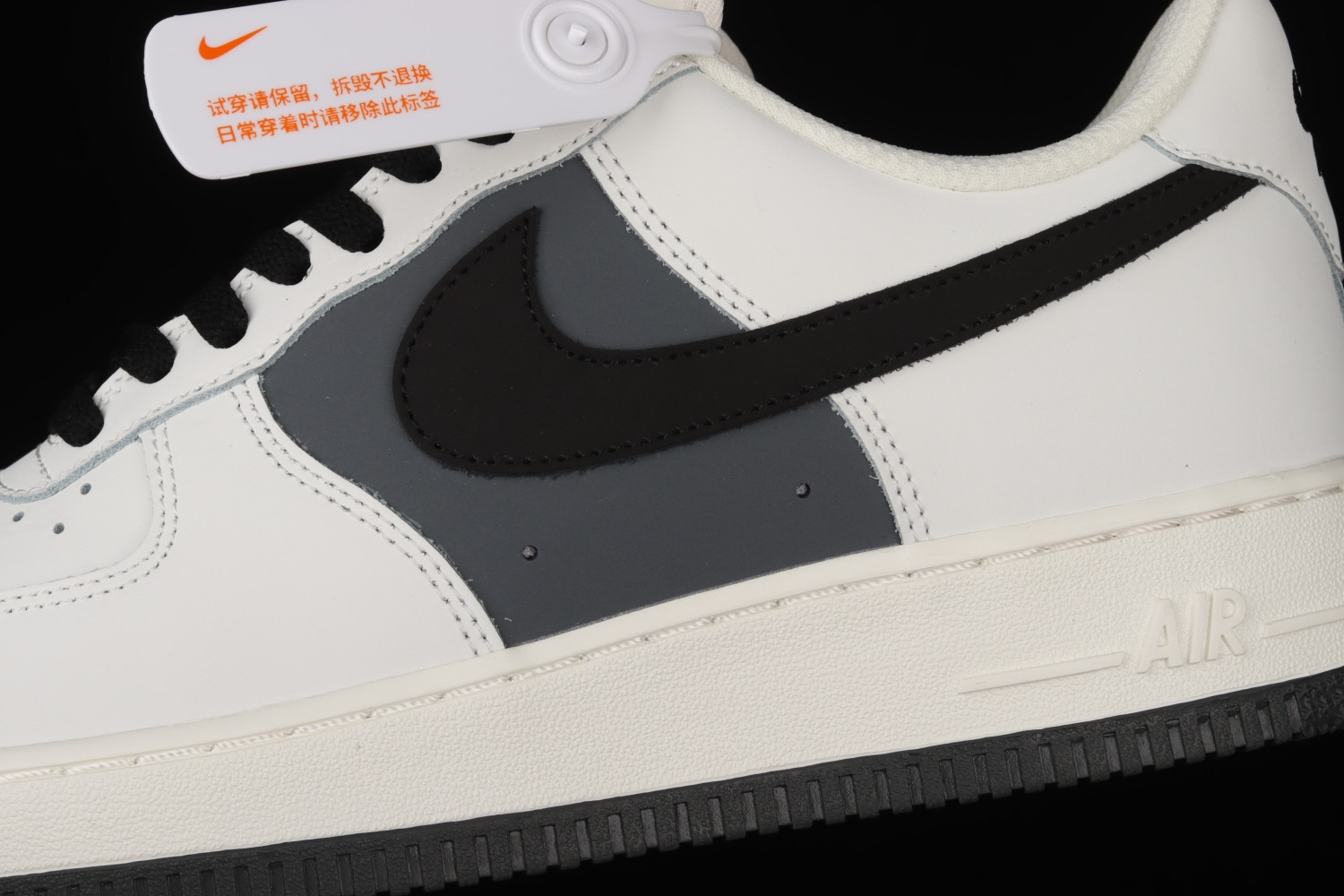 Nike Air Force 1 Low White Black Grey Shoes CL2026-113