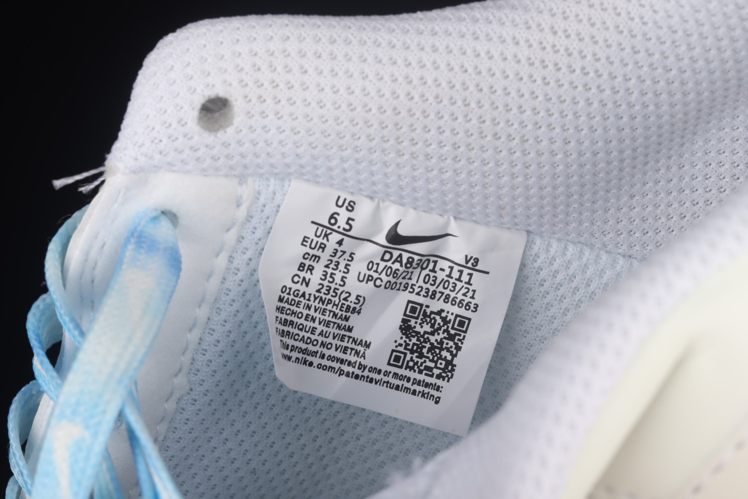 Nike Air Force 1 Low UV Reactive Swoosh (W)  DA8301-111