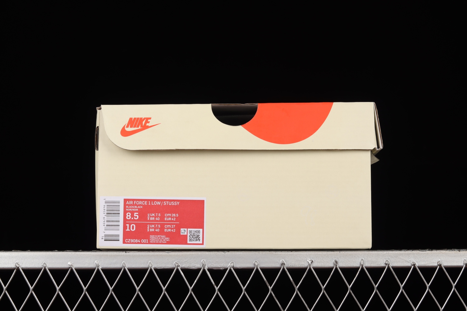 Nike Air Force 1 Low Stussy Black CZ9084-001