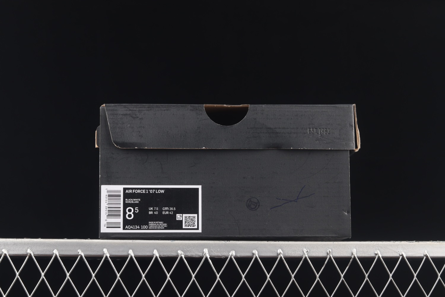 Nike Air Force 1 Low Tuxedo Black White AQ4134-100