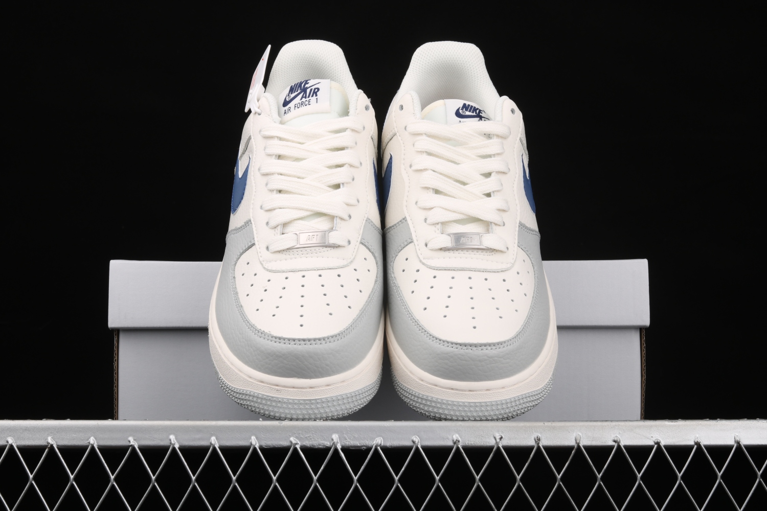 Nike Air Force 1 Low White Blue Grey Shoes CT5566-033