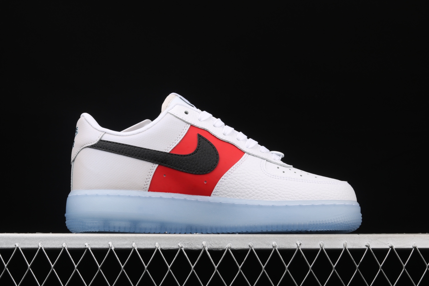 Nike Air Force 1 Low White Red Black (Icy Soles) CT2295-110