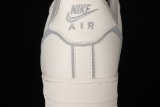 Nike Air Force 1 Low White Metallic Sliver Shoes BQ8228-366