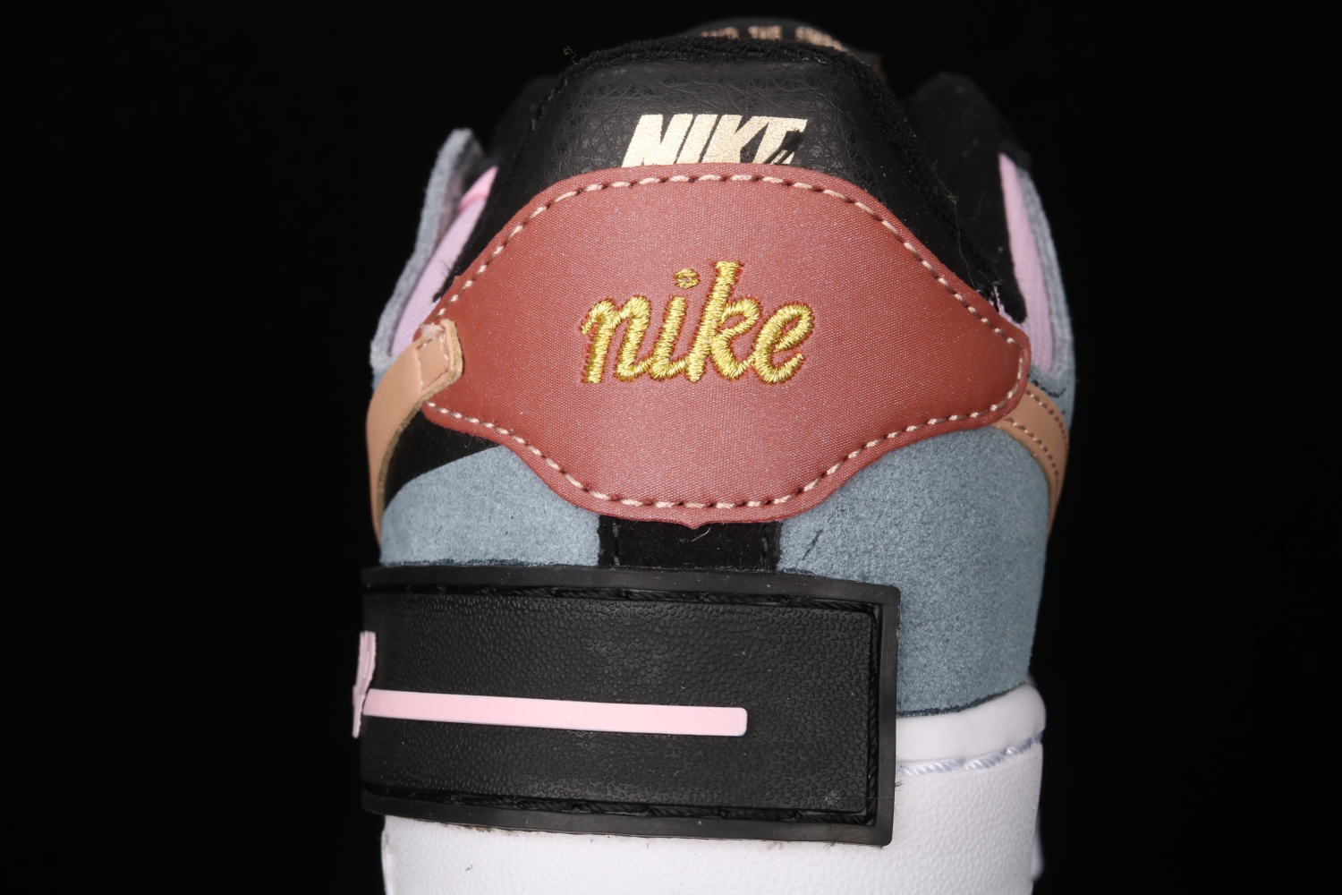 Nike Air Force 1 Low Shadow Black Light Arctic Pink Claystone Red (W) CU5315-001