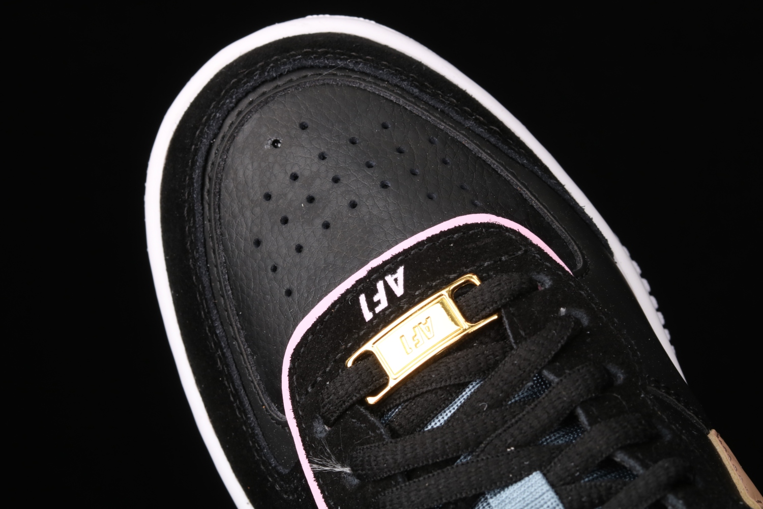 Nike Air Force 1 Low Shadow Black Light Arctic Pink Claystone Red (W) CU5315-001