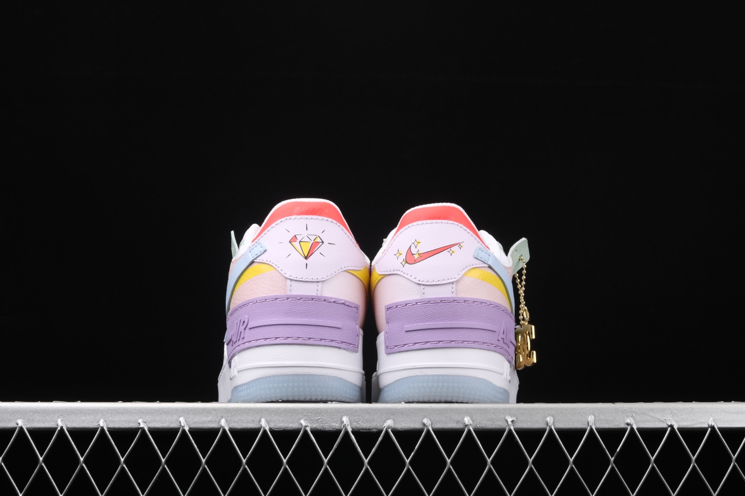 Nike Air Force 1 Low Shadow White Hydrogen Blue Purple (W) CW2630-141
