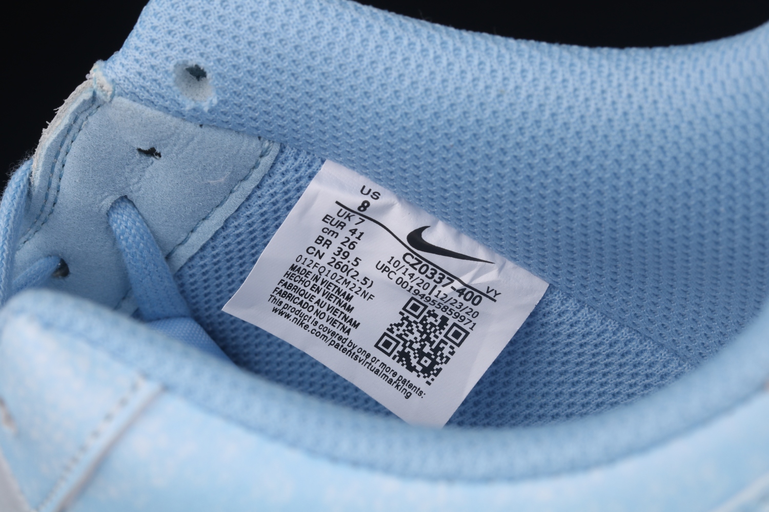 Nike Air Force 1 Low Psychic Blue CZ0337-400