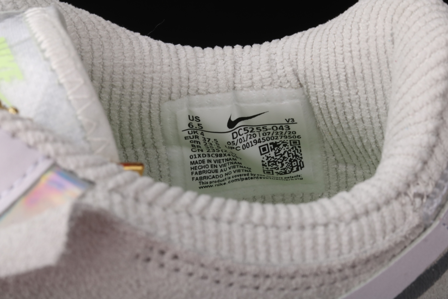 Nike Air Force 1 Low Shadow Pure Platinum (W) DC5255-043