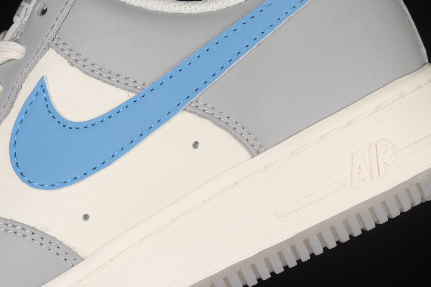 Nike Air Force 1 Low Grey Blue White Shoes DH2296-668