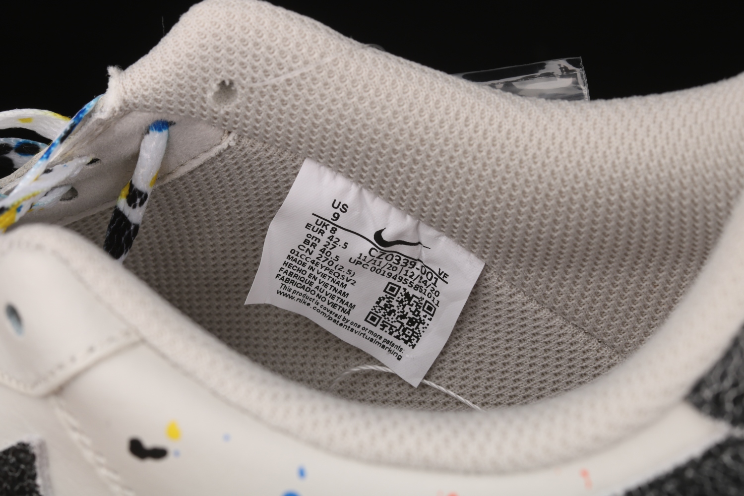 Nike Air Force 1 Low Paint Splatter CZ0339-001