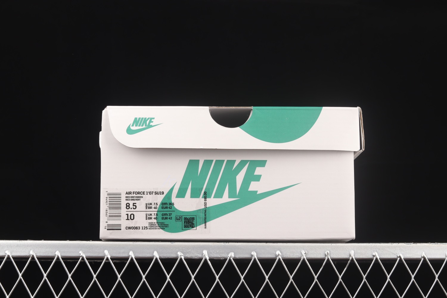 Nike Air Force 1 Low Gypsophila White Grey Green Shoes CW0063-125