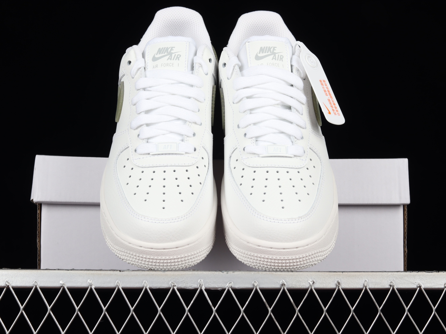 Nike Air Force 1 Low Glitter Swoosh Green (W) DH4407-101