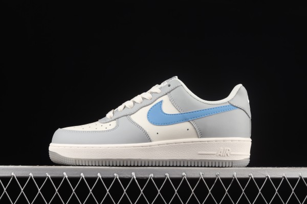 Nike Air Force 1 Low Grey Blue White Shoes DH2296-668