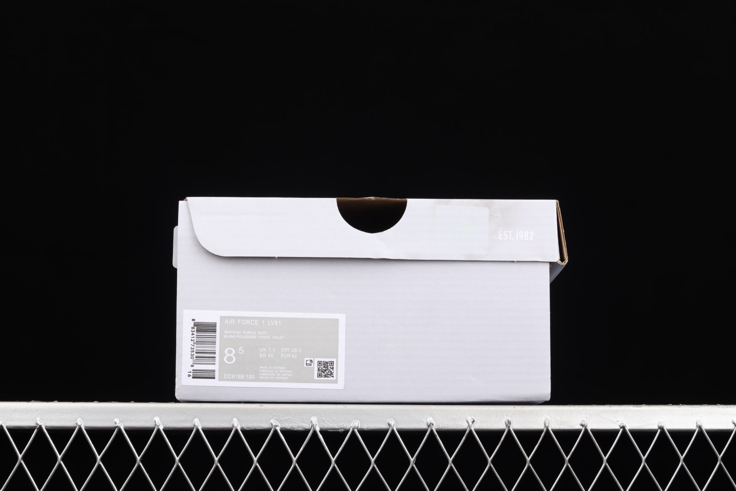 Nike Air Force 1 Low LV8 White Dark Purple (GS) DC8188-100