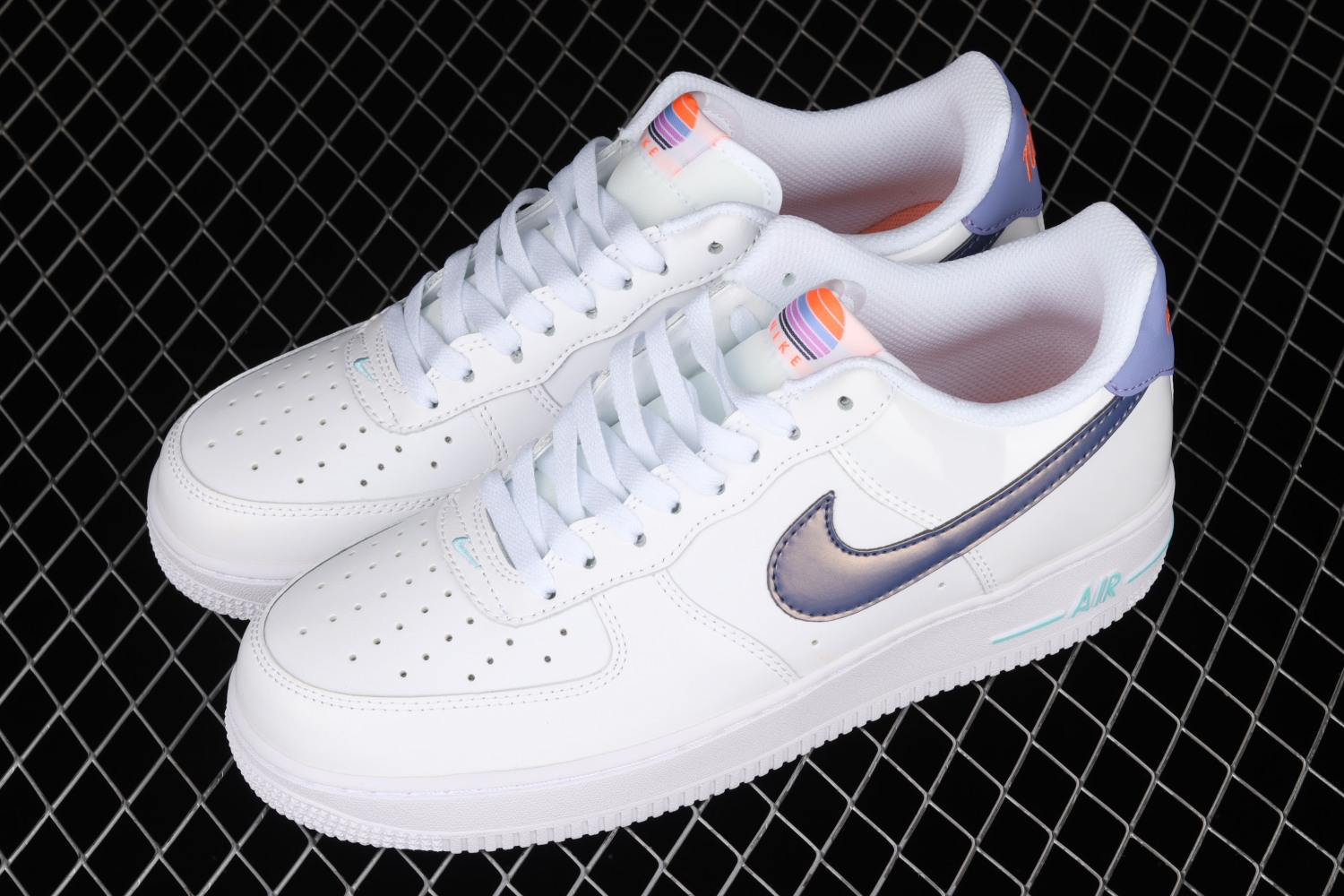 Nike Air Force 1 Low LV8 White Dark Purple (GS) DC8188-100