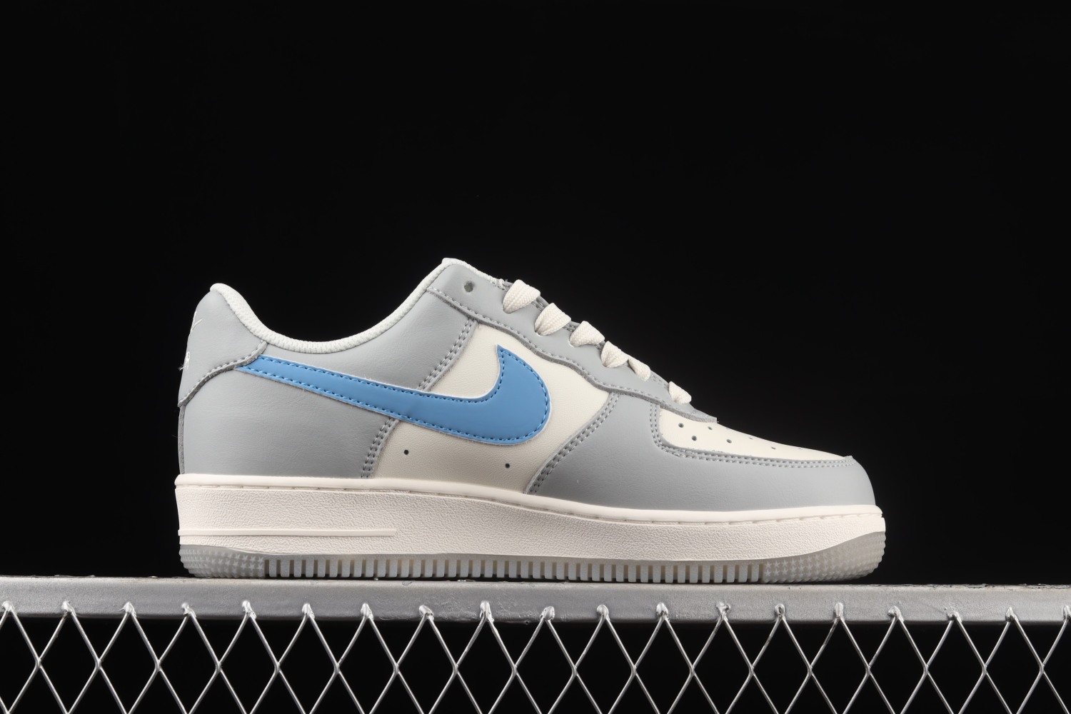 Nike Air Force 1 Low Grey Blue White Shoes DH2296-668