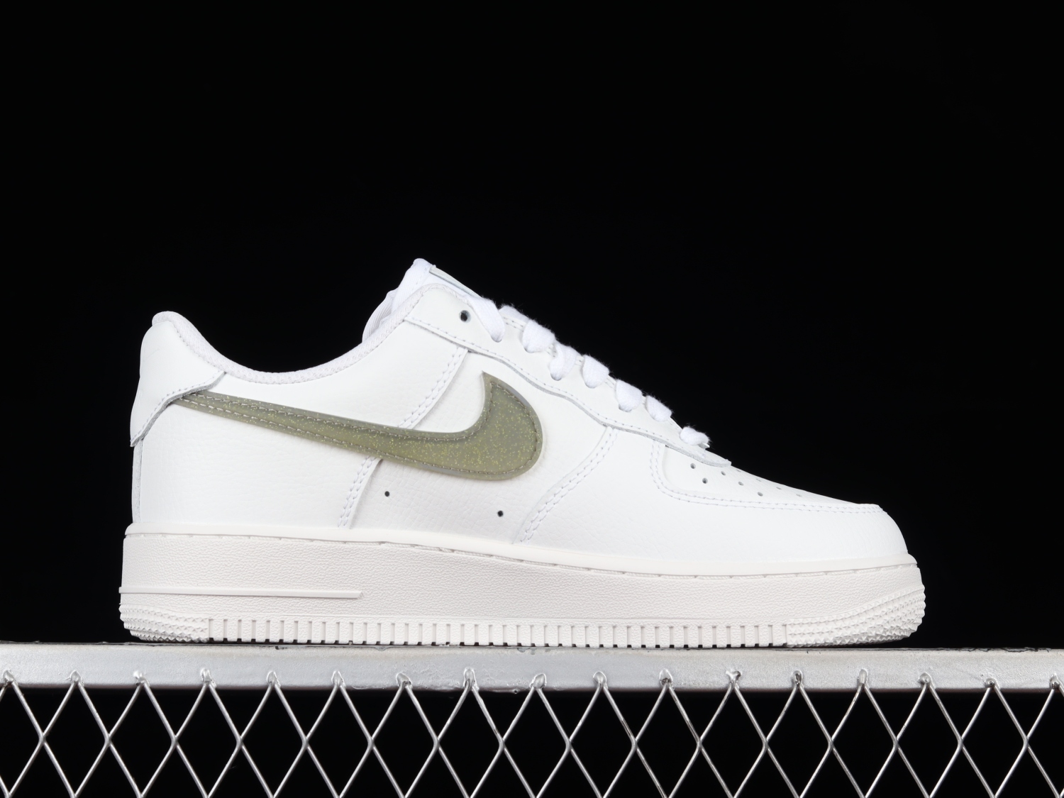 Nike Air Force 1 Low Glitter Swoosh Green (W) DH4407-101