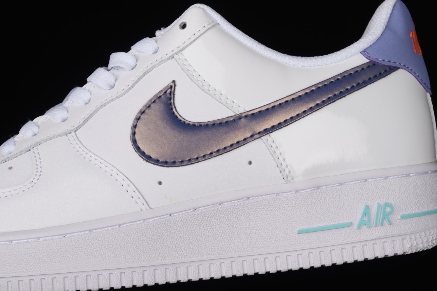Nike Air Force 1 Low LV8 White Dark Purple (GS) DC8188-100