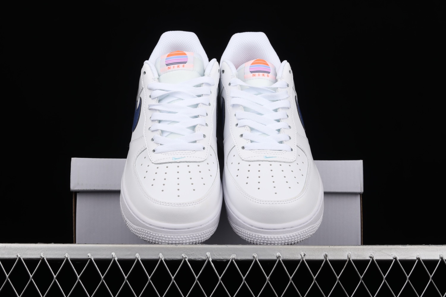Nike Air Force 1 Low LV8 White Dark Purple (GS) DC8188-100