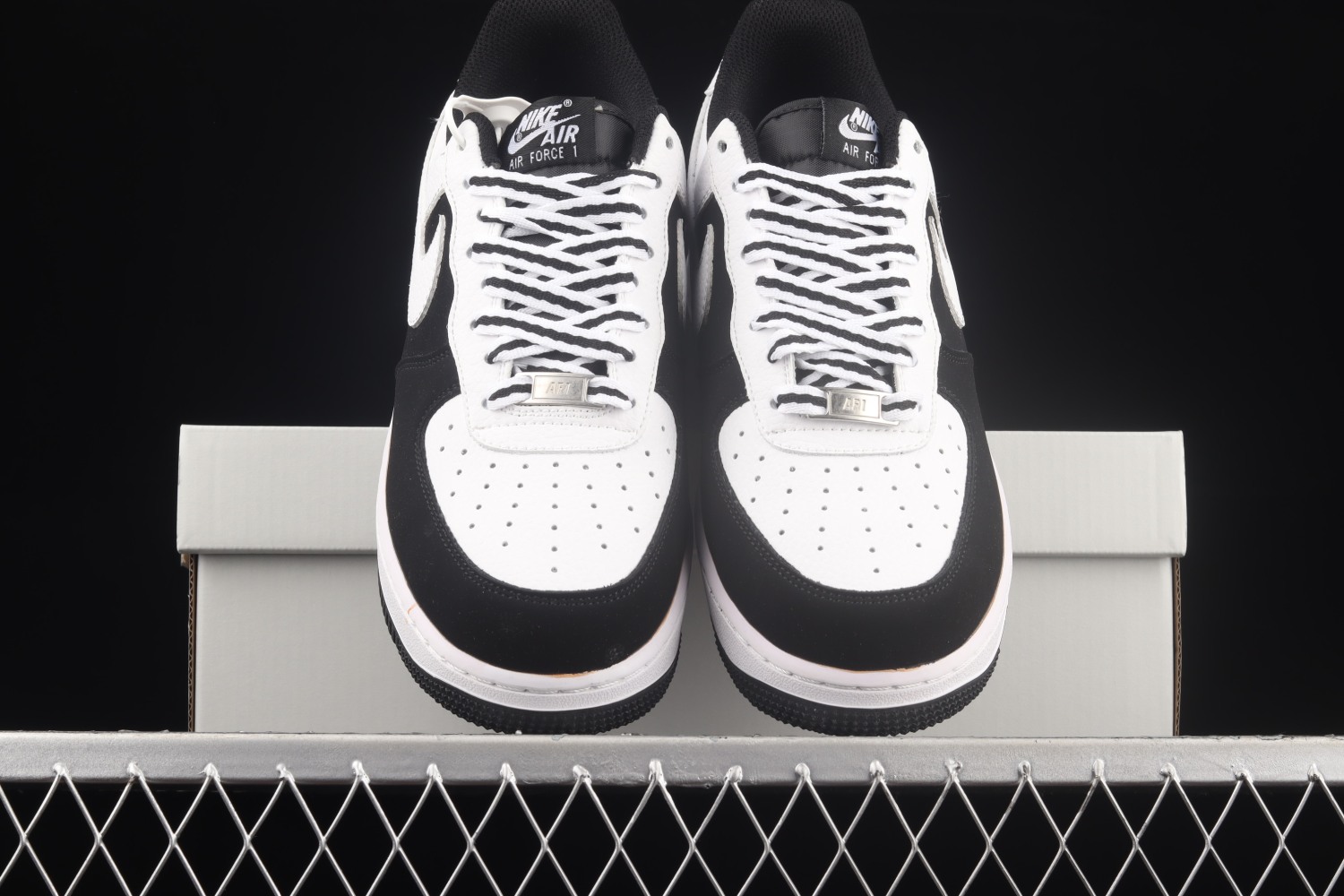 Nike Air Force 1 Low Panda Black White Shoes 554826-116