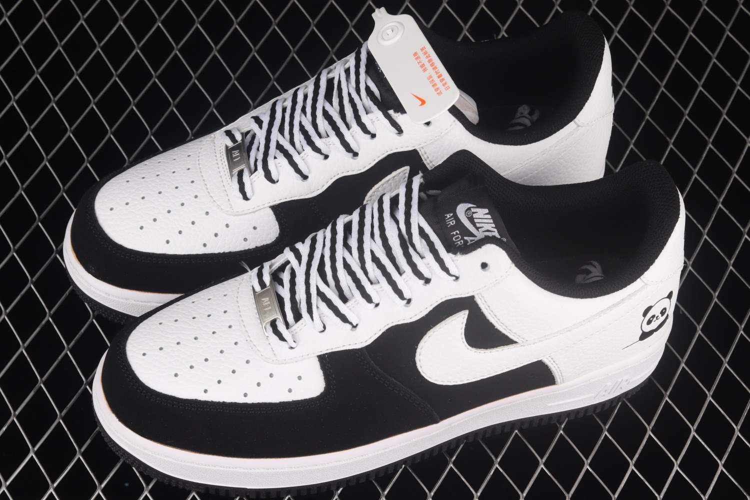 Nike Air Force 1 Low Panda Black White Shoes 554826-116