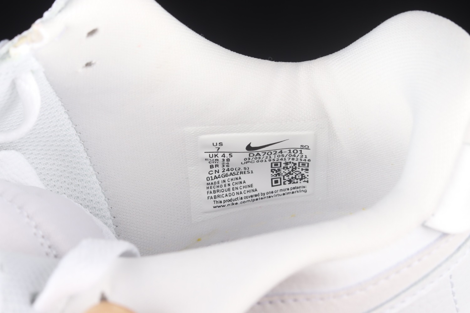 Nike Air Force 1 Low Fontanka Summit White Opti Yellow (W)   DA7024-101