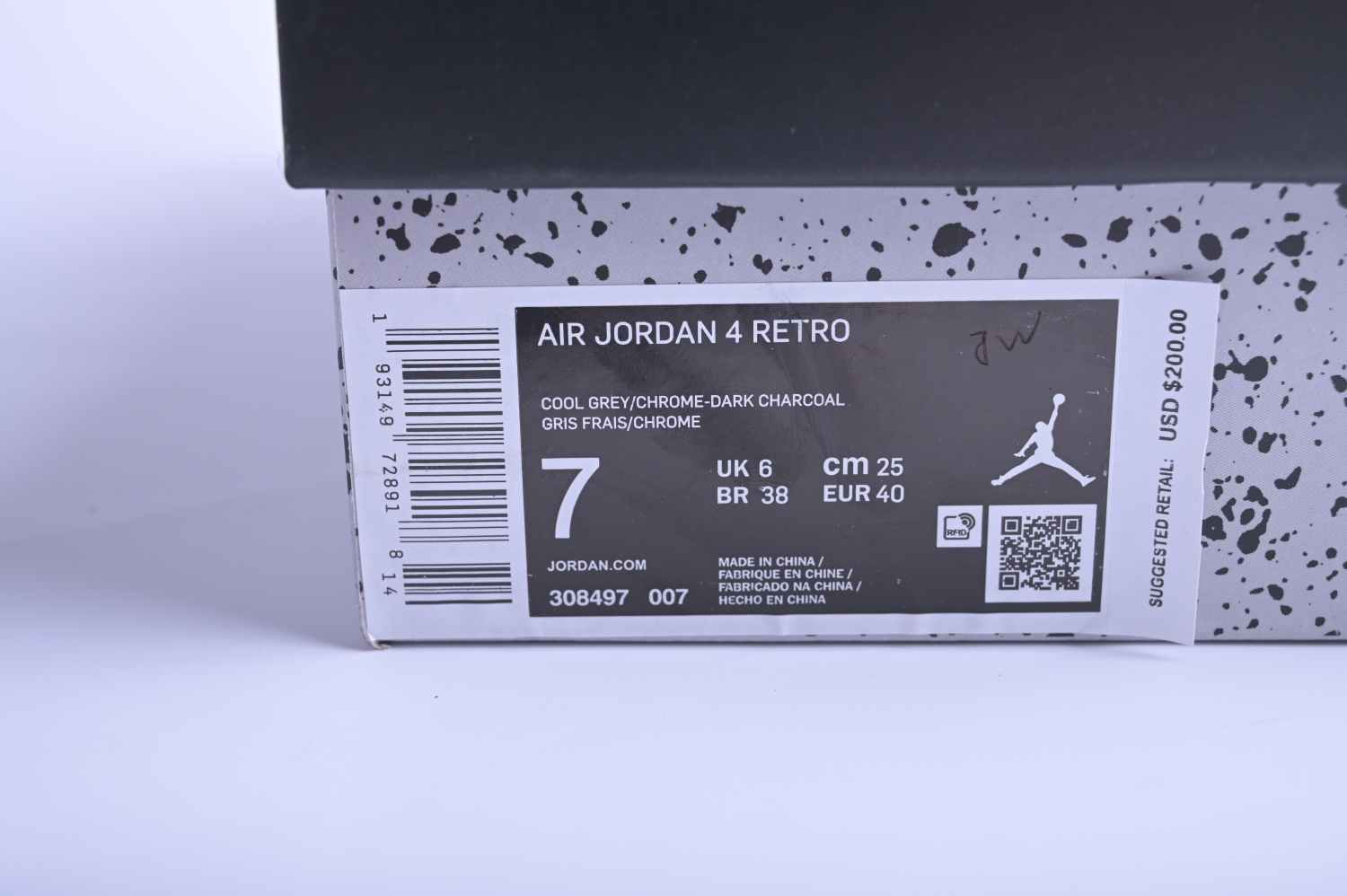 Jordan 4 Retro Cool Grey (2019) 308497-007