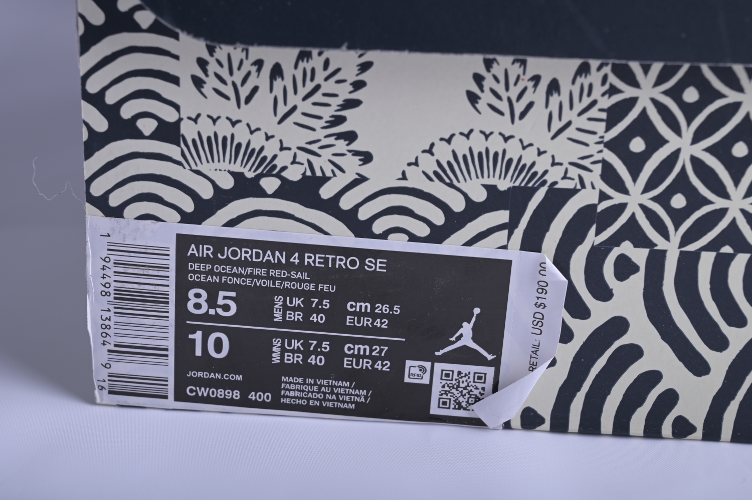 Jordan 4 Retro SE Sashiko CW0898-400