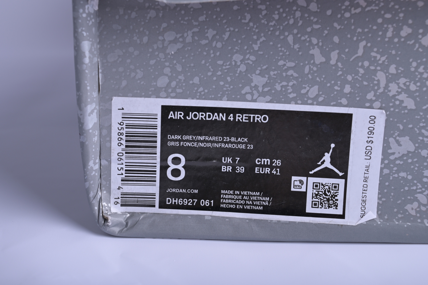 Jordan 4 Retro Infrared DH6927-061