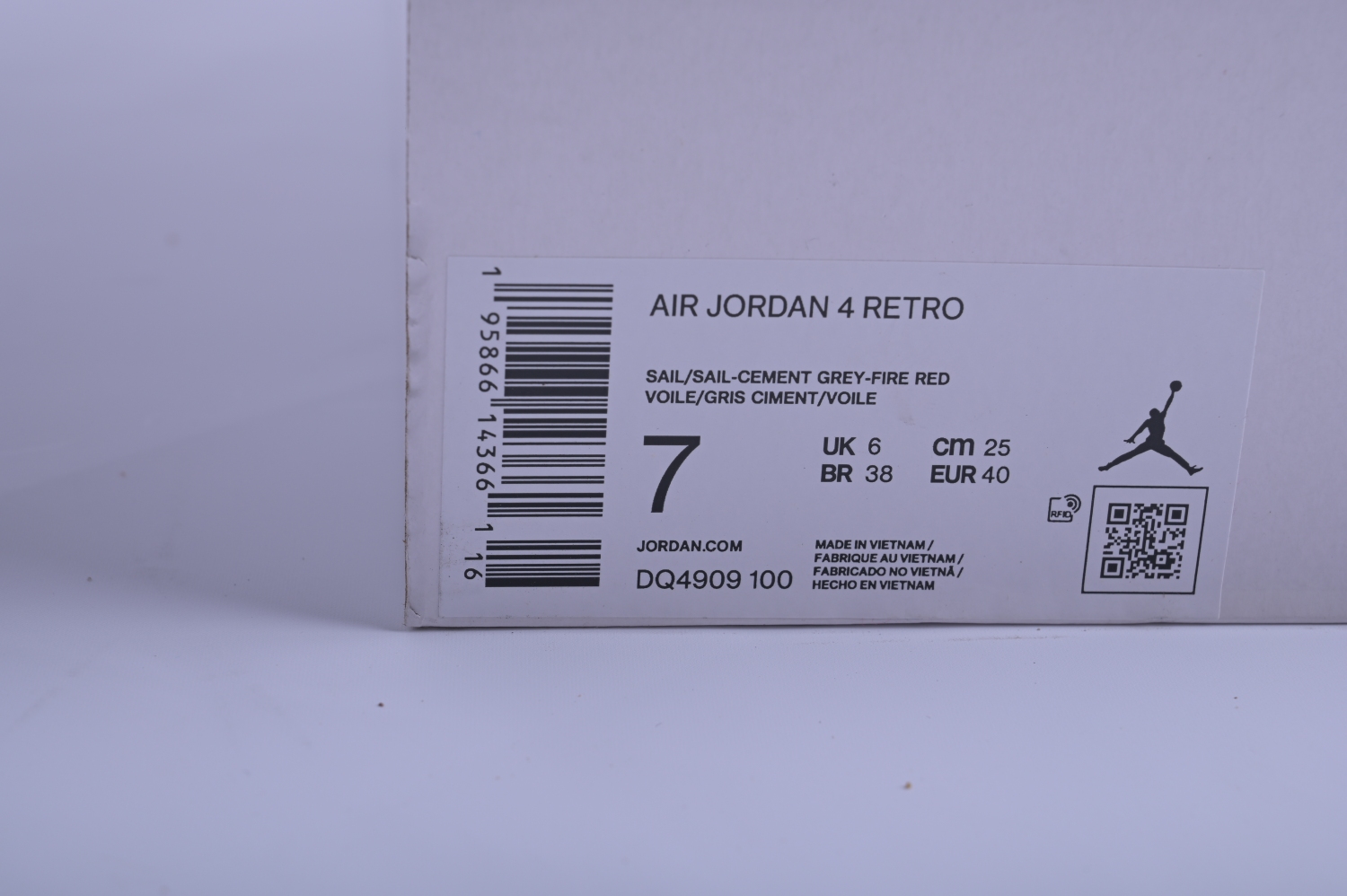Jordan 4 Retro Blank Canvas (W) DQ4909-100