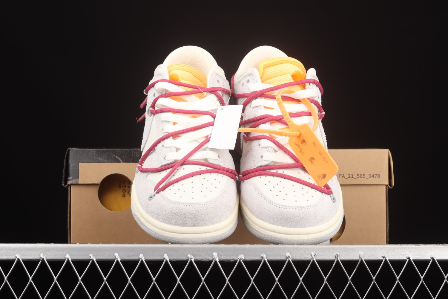 Nike Dunk Low Off-White Lot 35 DJ0950-114（Original Batch）