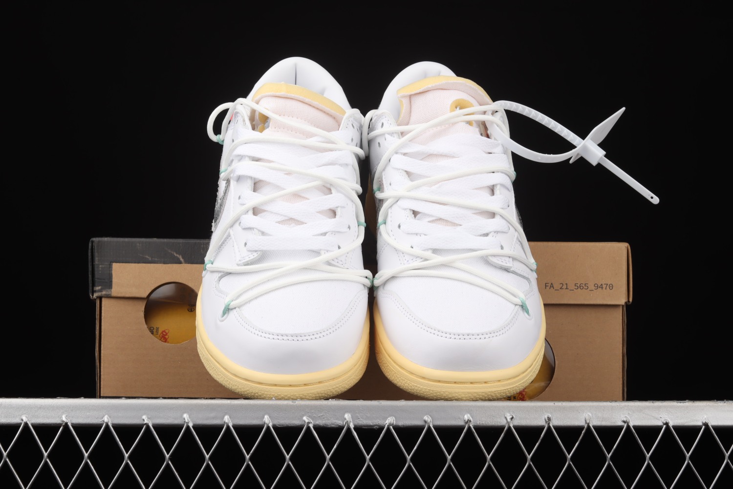 Nike Dunk Low Off-White Lot 1  DM1602-127（Original Batch）